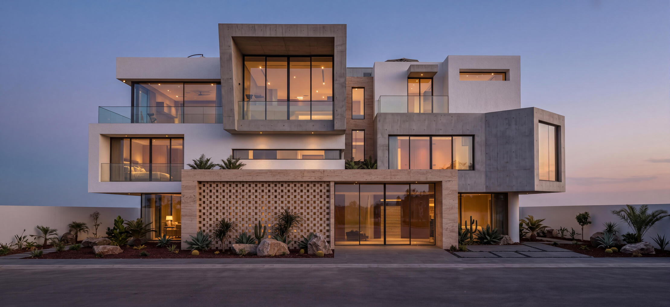 Contemporary Villa Contemporary villa — exterior architectural visualization by VAGANTIS RENDER